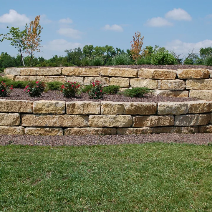 sandstone retaining